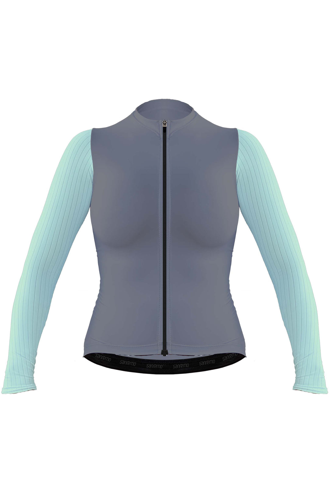 Jersey Corsa Manga Larga Gray - Mujer