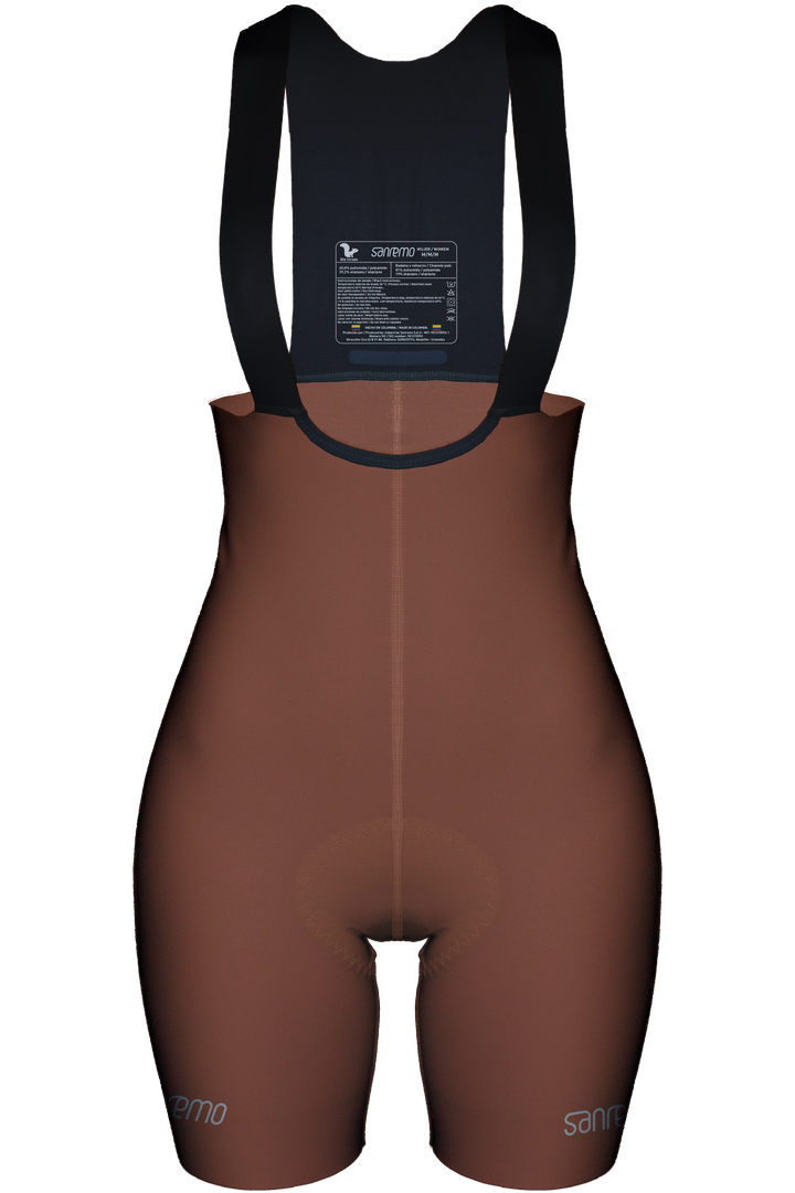 Bib Short Strade Terracota - Mujer