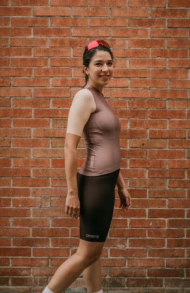 Bib Short Strade Café Oscuro -  Mujer