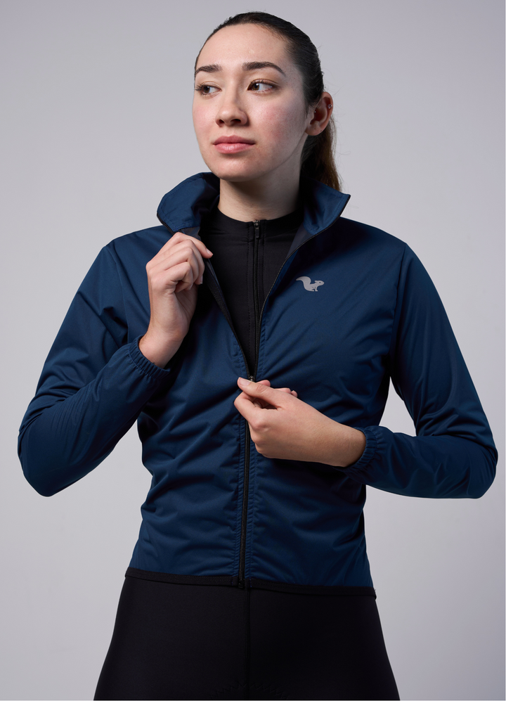 Chamarra Impermeable Navy - Mujer