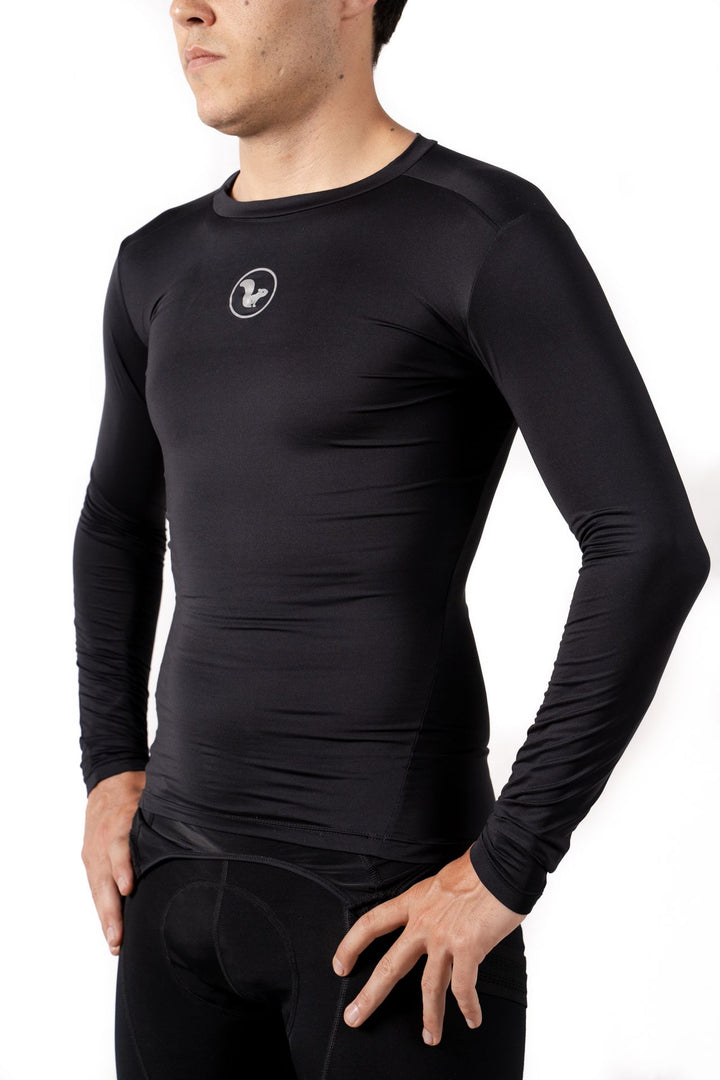 Base Layer Manga Larga – Hombre - Negro