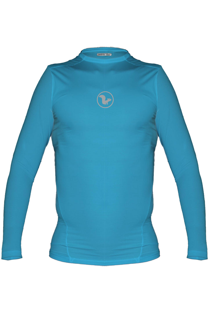 Base Layer Manga Larga - Hombre - Celeste