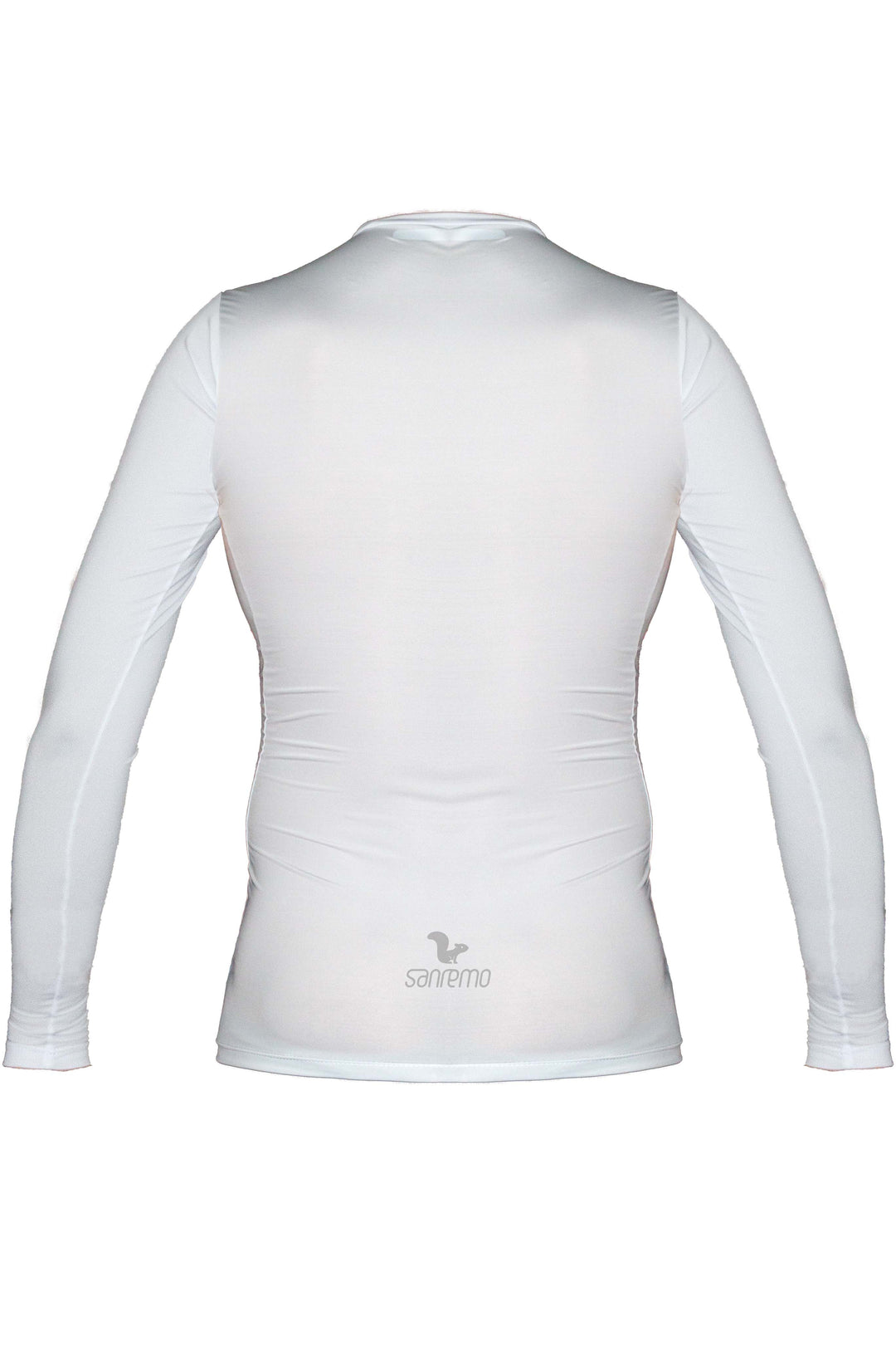 Base Layer Ciclismo Manga Larga  Hombre - Blanco