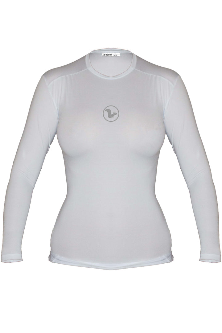 Base Layer Manga Larga – Mujer - Blanco