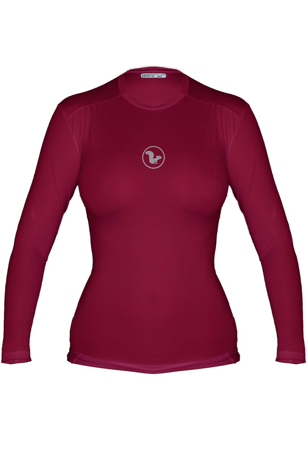 Base Layer Manga Larga – Mujer - Burgundy