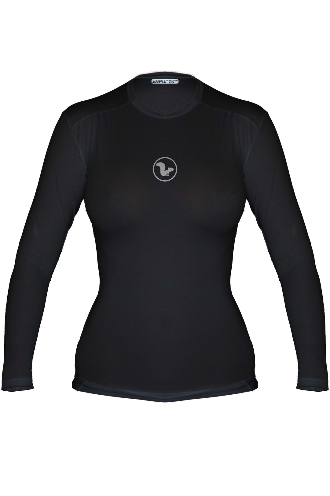 Base Layer Manga Larga – Mujer - Negro