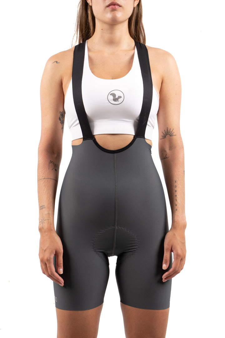 Bib Short Strade Gris - Mujer
