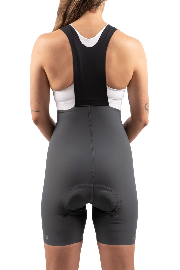 Bib Short Strade Gris - Mujer