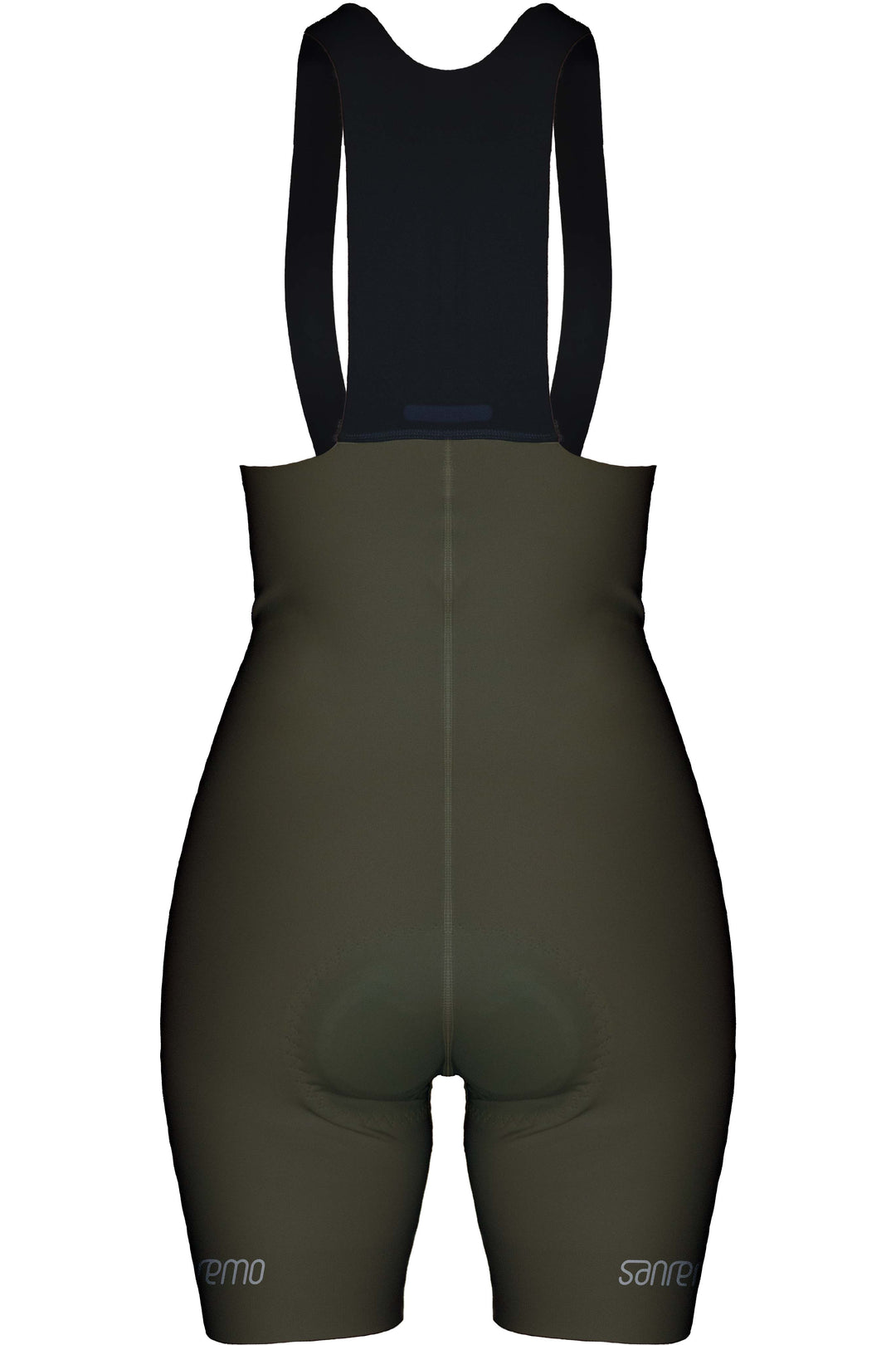 Bib Short Strade Verde Militar - Mujer