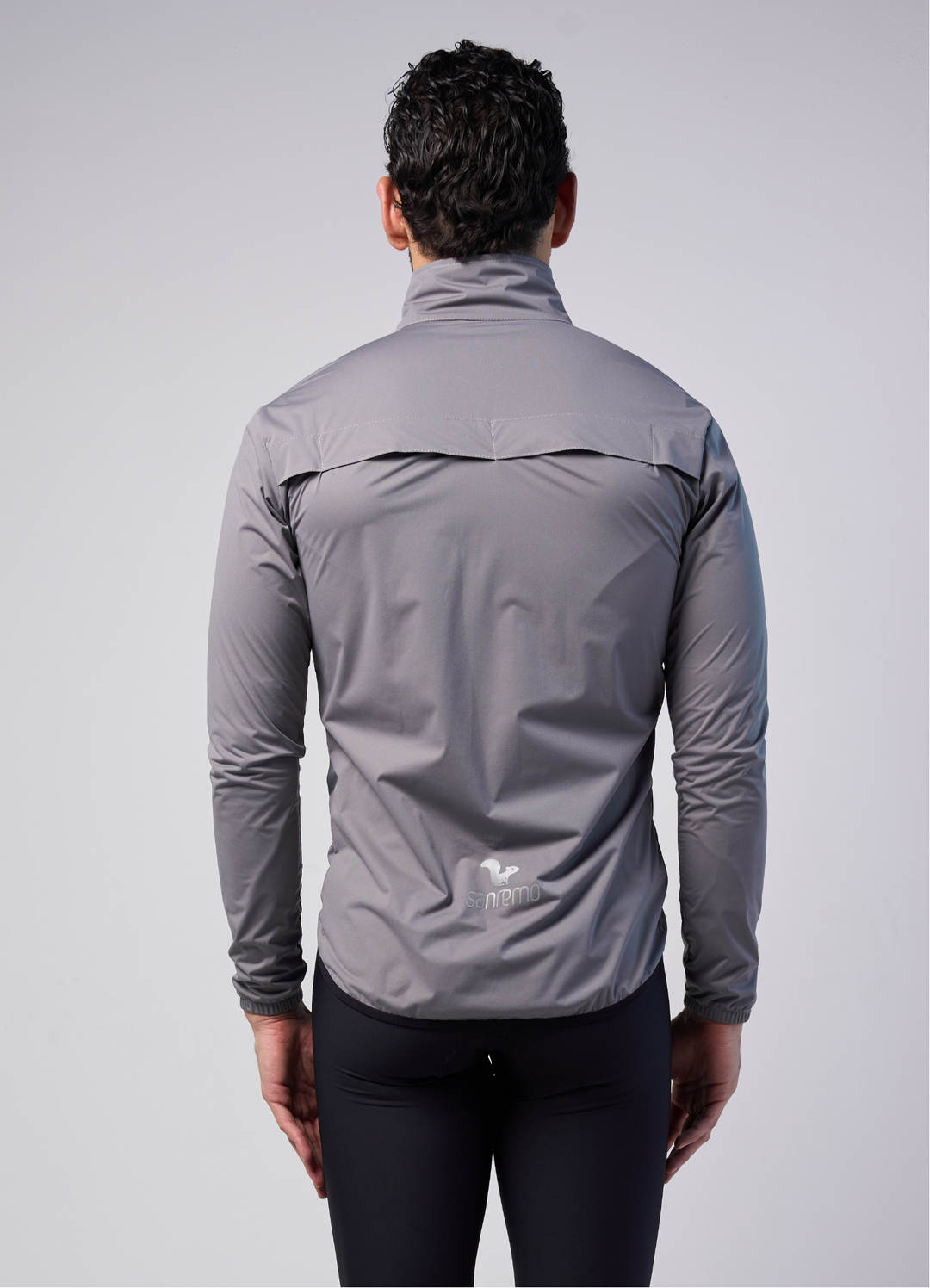 Chamarra Impermeable Gris Claro - Hombre