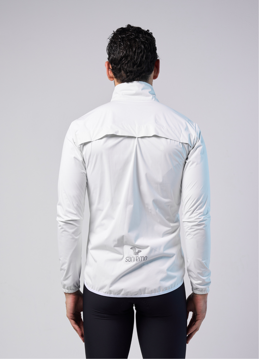 Chamarra Impermeable Blanco - Hombre