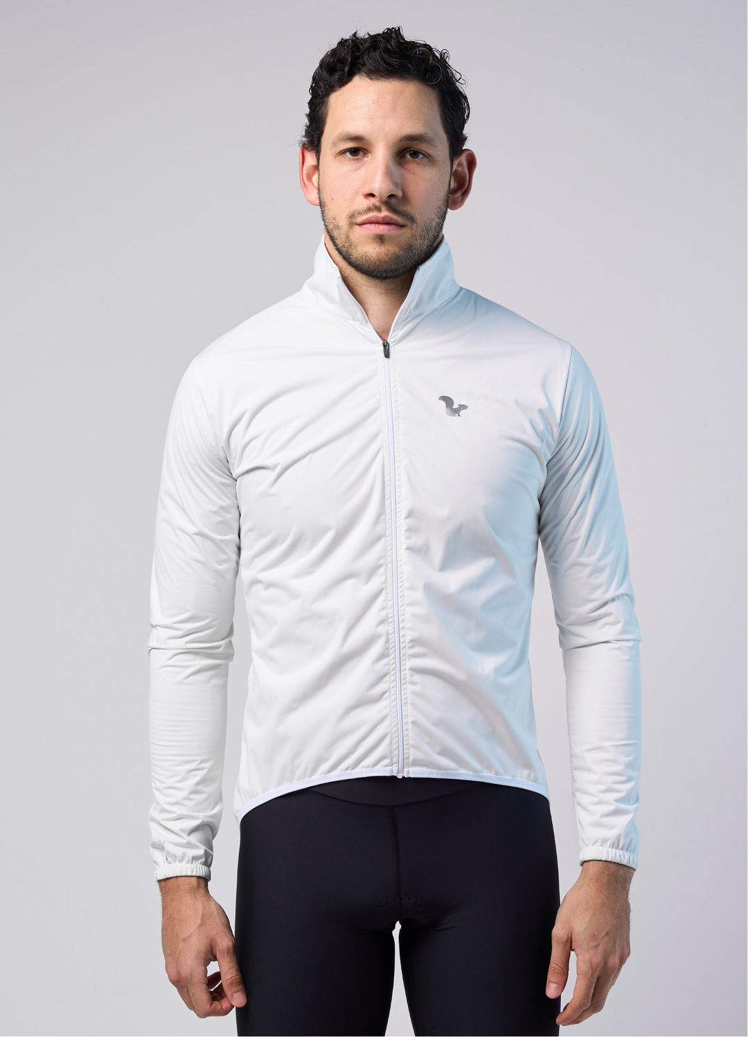 Chamarra Impermeable Blanco - Hombre