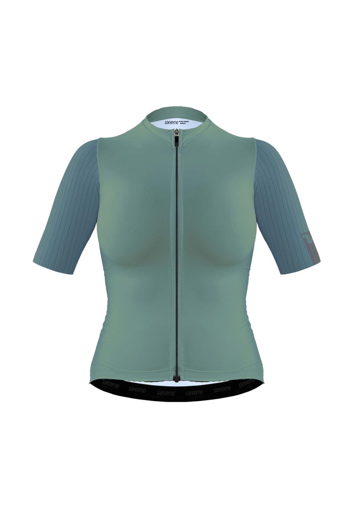 Jersey Corsa Oliva - Mujer