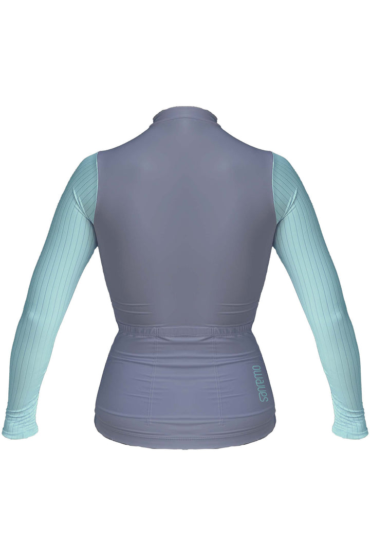 Jersey Corsa Manga Larga Gray - Mujer