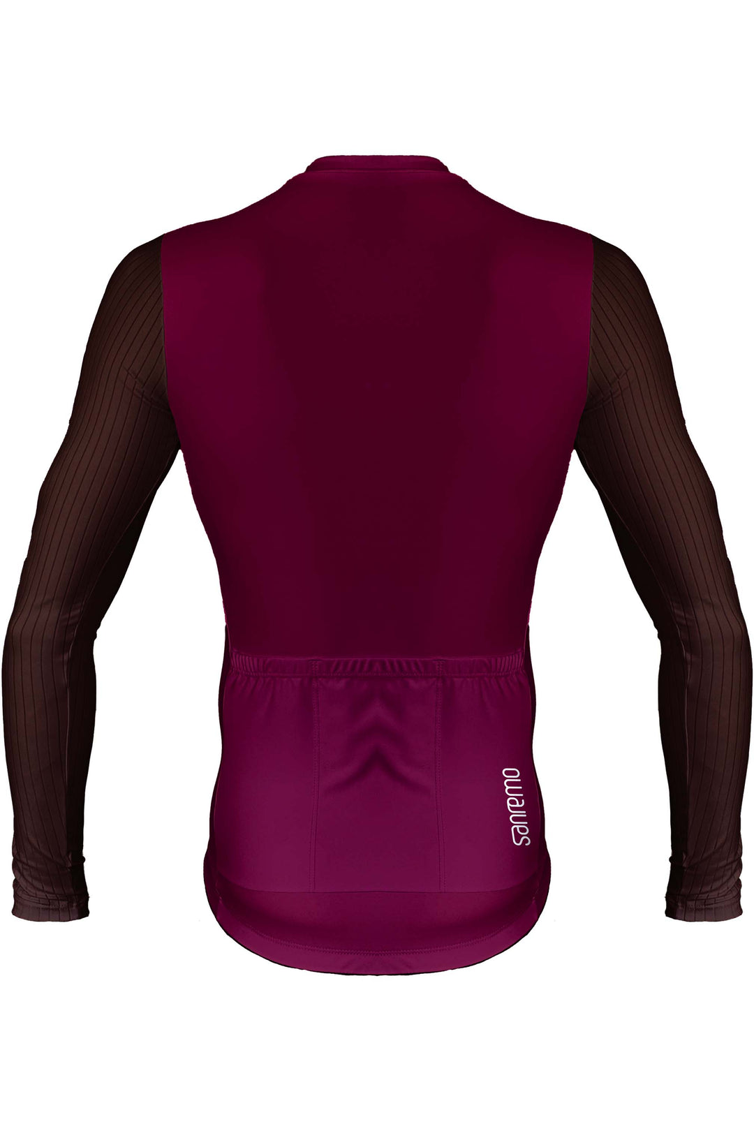 Jersey Corsa Wine Manga Larga - Hombre