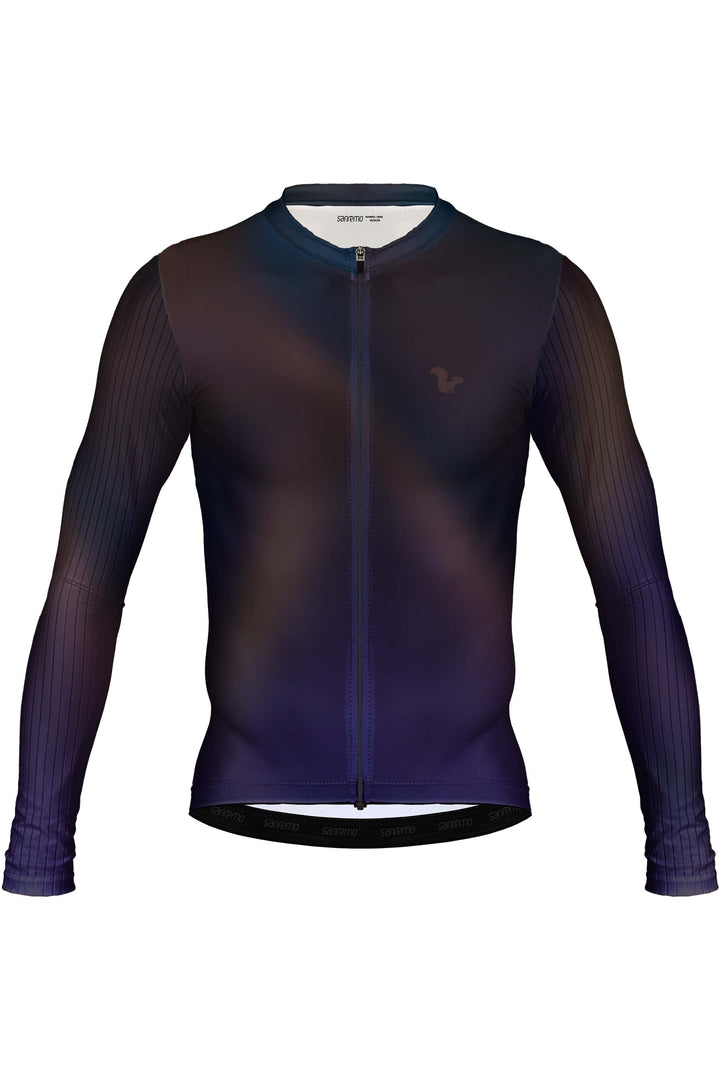 Jersey Corsa Obscure Manga Larga - Hombre