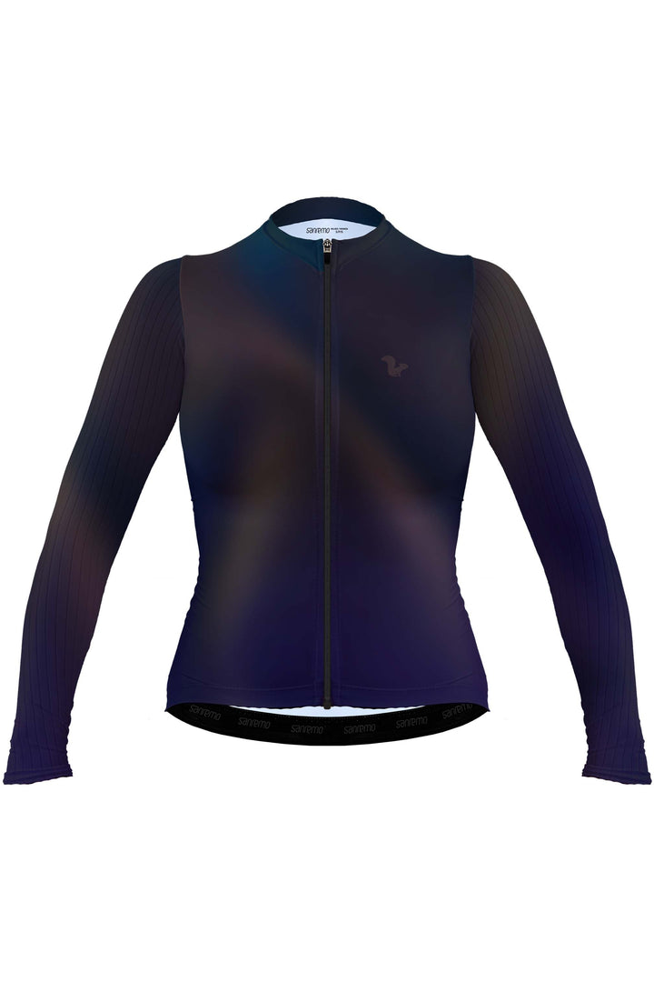 Jersey Corsa Manga Larga Obscure - Mujer