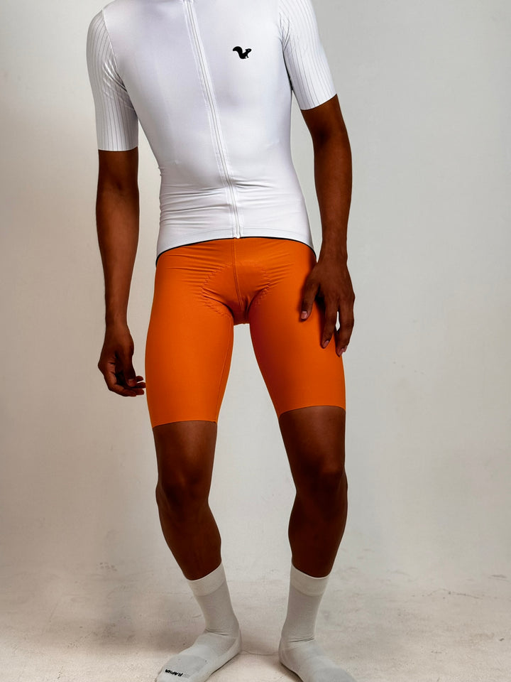 Bib Short Strade Naranja -  Hombre