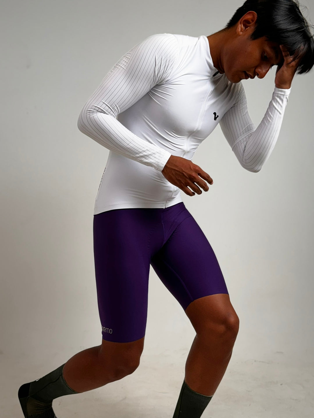 Bib Short Strade Violeta -  Hombre