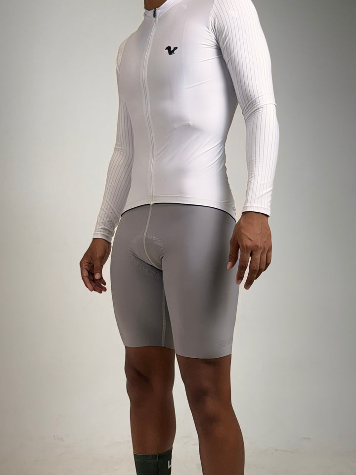 Bib Short Strade Gris Claro -  Hombre