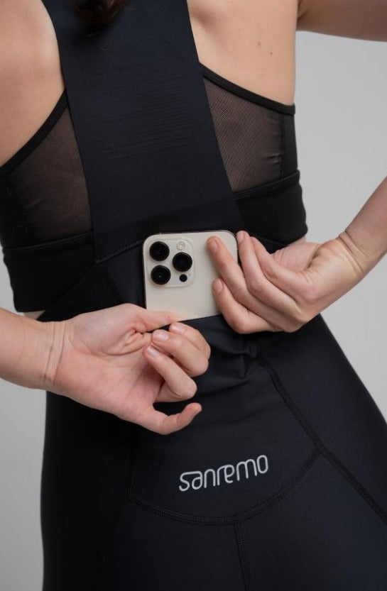 Bib Short Strade Negro - Mujer