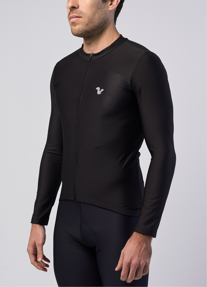 Jersey Corsa Thermal Negro - Hombre