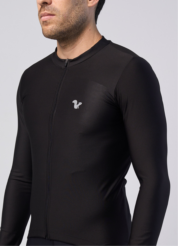 Jersey Corsa Thermal Negro - Hombre