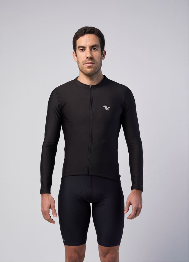 Jersey Corsa Thermal Negro - Hombre