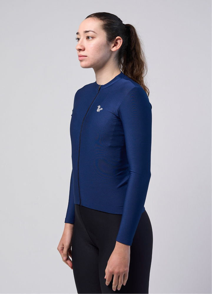 Jersey Corsa Thermal Navy - Mujer