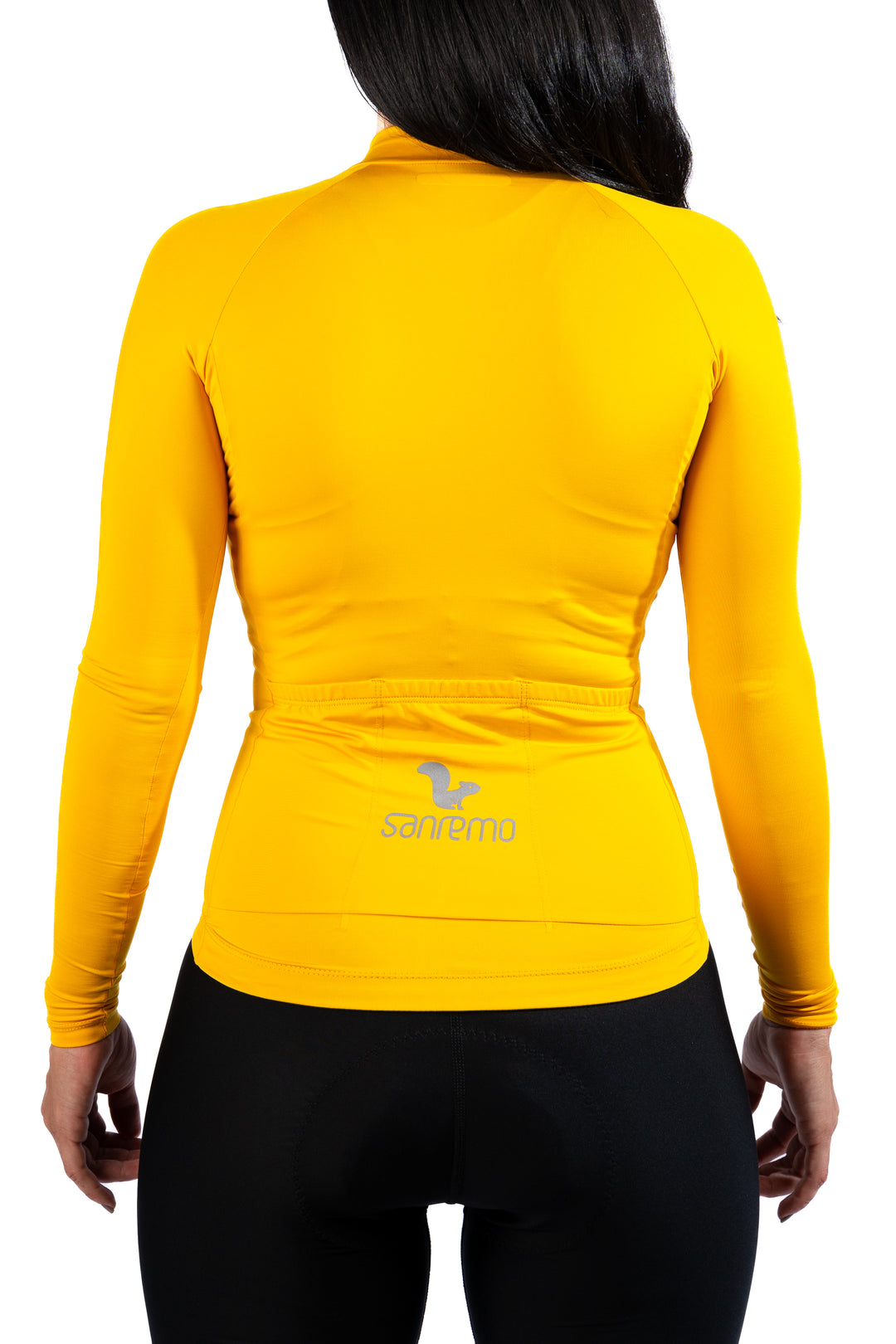 Jersey Basic Manga Larga - Mujer - Amarillo Quemado