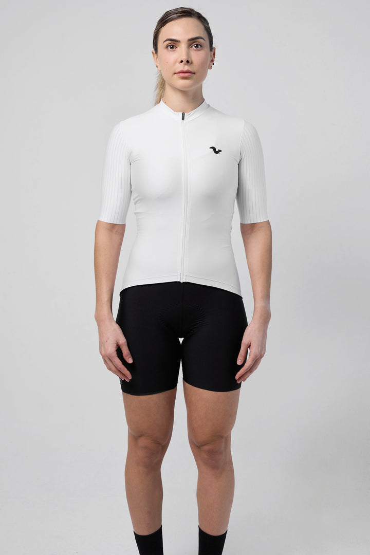 Jersey Corsa Blanco  - Mujer