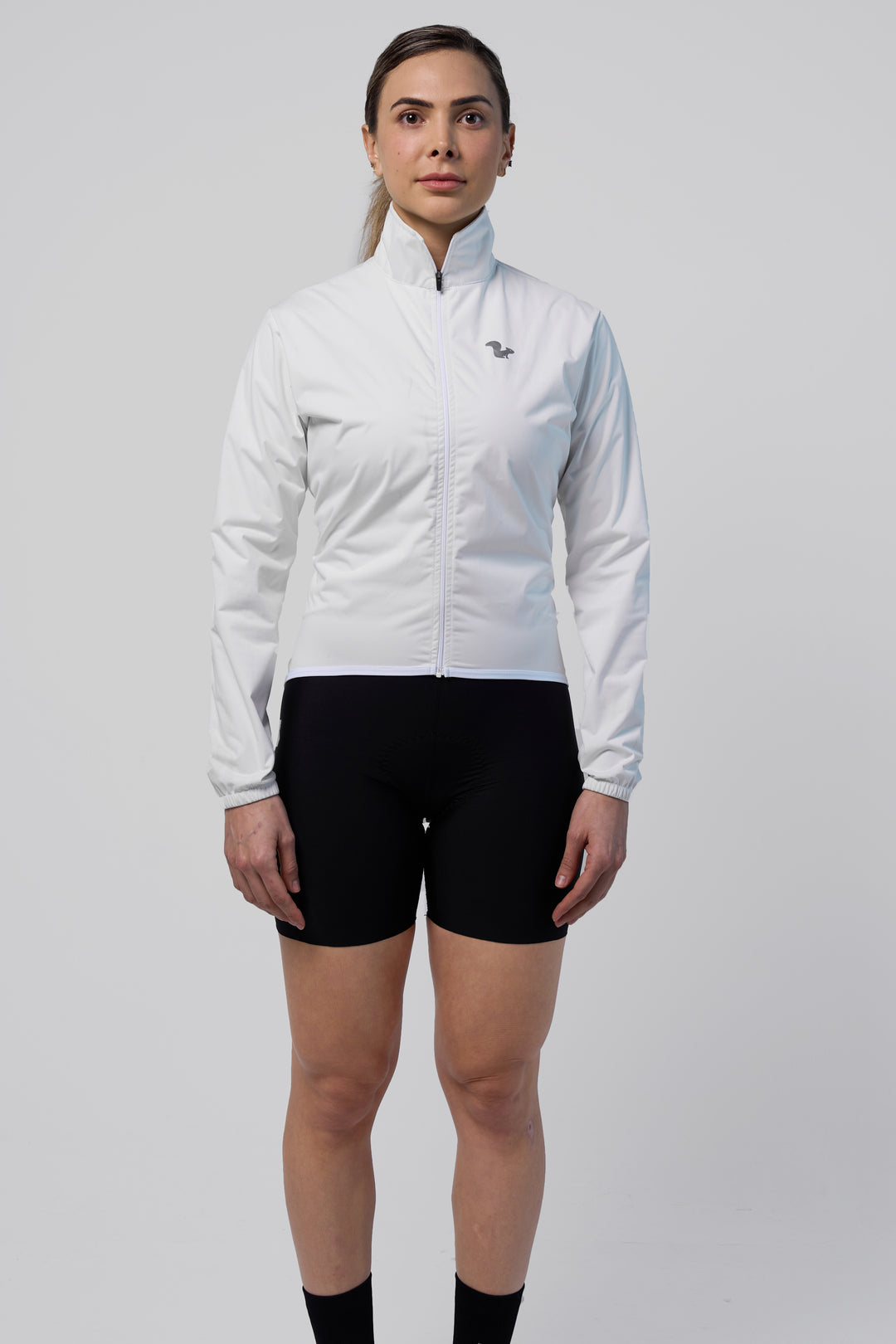 Chamarra Impermeable Blanco - Mujer