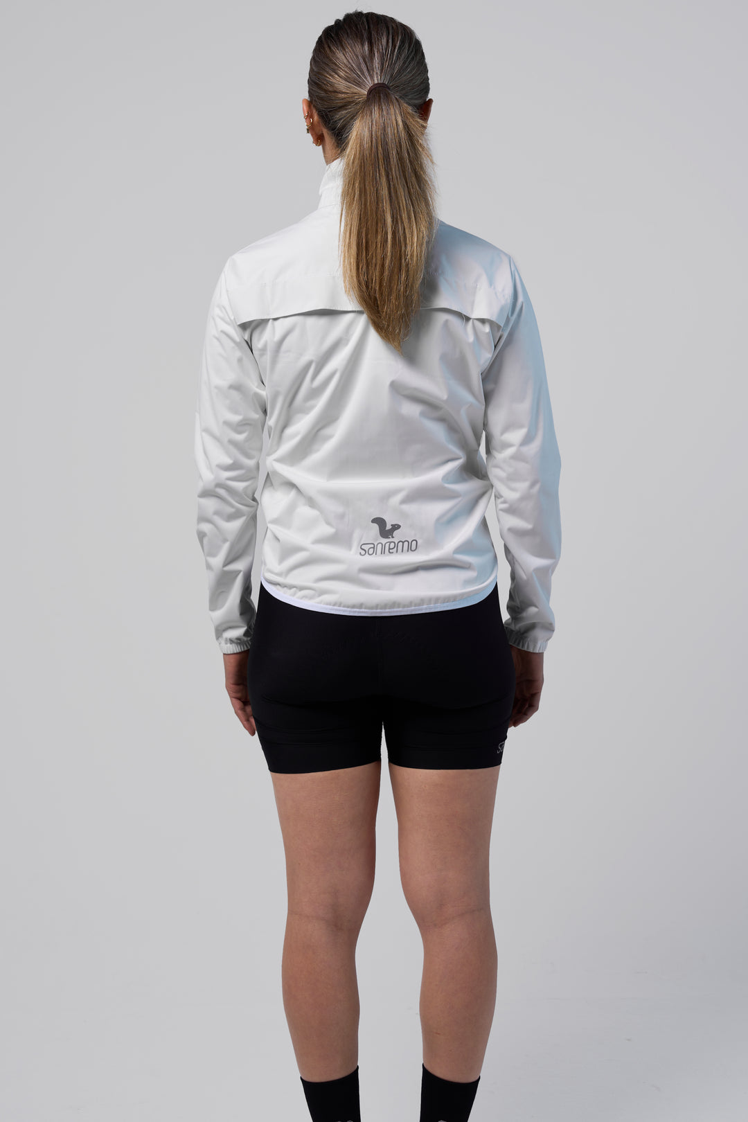 Chamarra Impermeable Blanco - Mujer