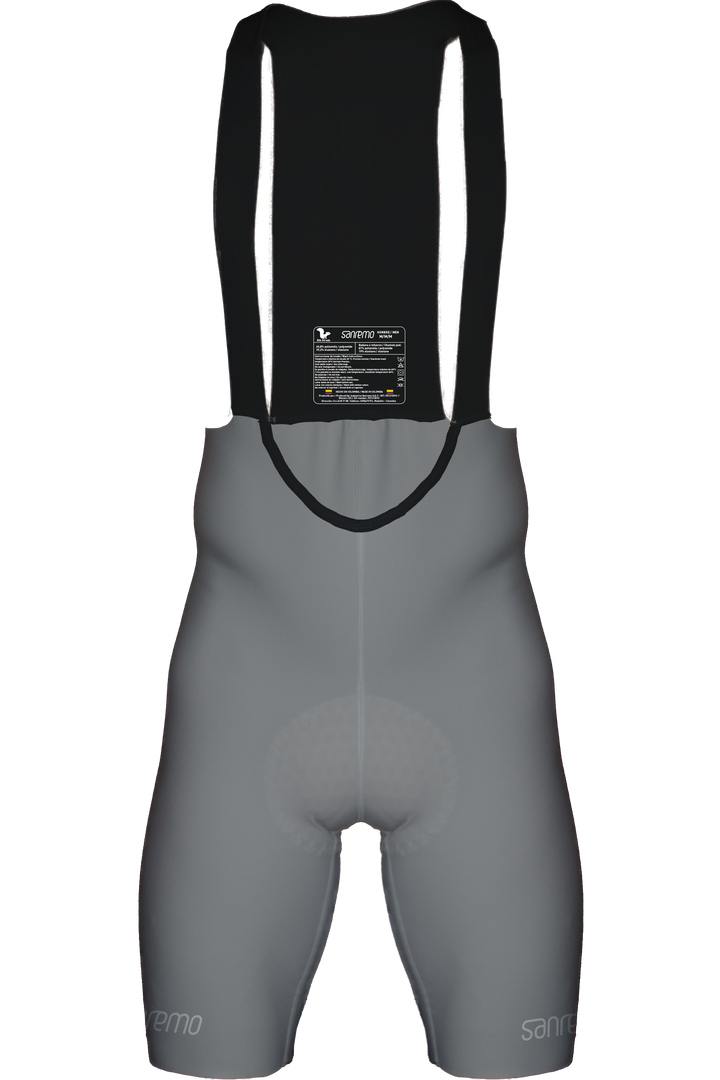 Bib Short Strade Gris Claro -  Hombre