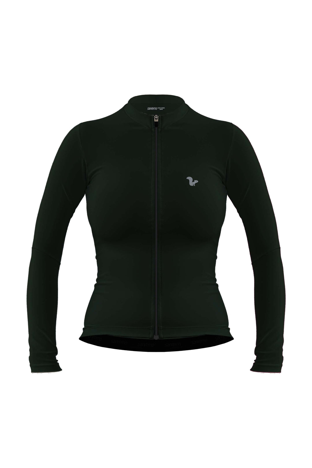 Jersey Corsa Thermal Verde Militar - Mujer