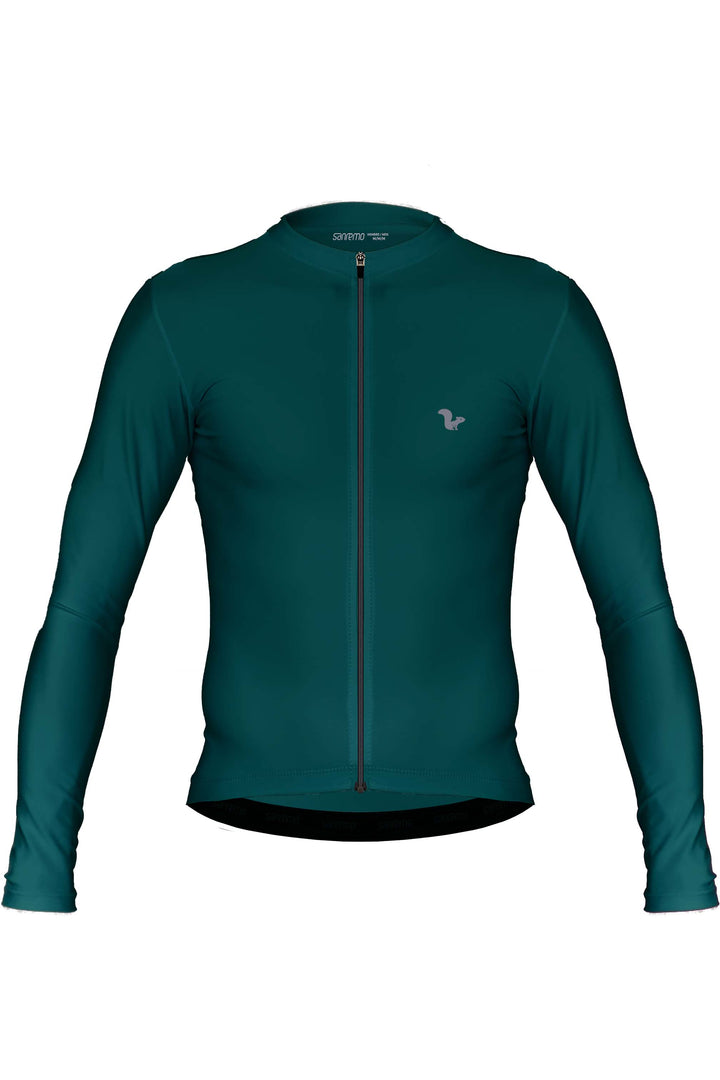 Jersey Corsa Thermal Verde - Hombre