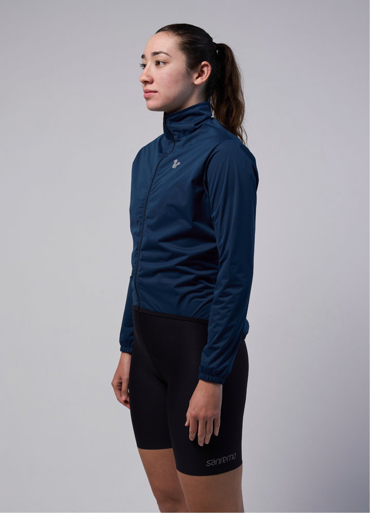 Chamarra Impermeable Navy - Mujer