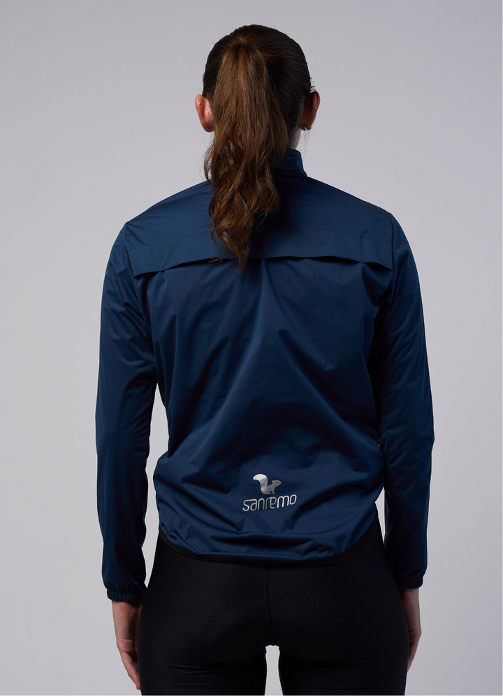 Chamarra Impermeable Navy - Mujer