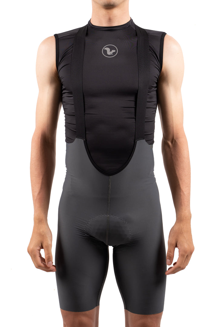 Bib Short Strade Gris  - Hombre